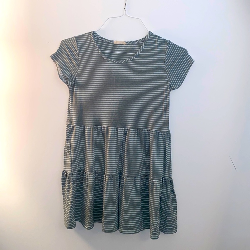 Myths green and white tunic/shirt